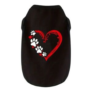 Heart & Paw Print Dog Shirt